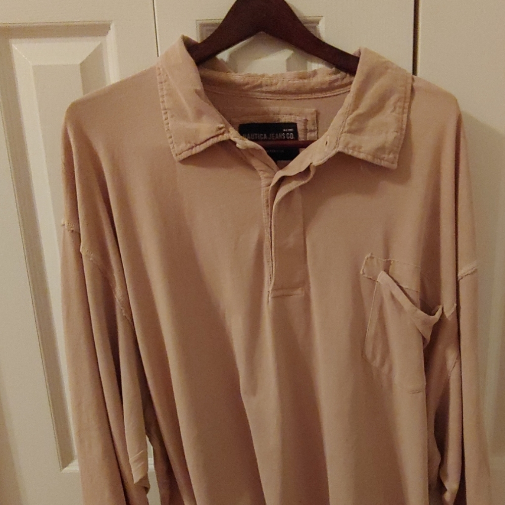 Nautica Jeans Company Mens Long Sleeve Shirt